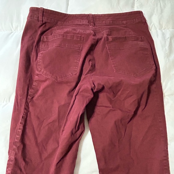 Peruvian Connections Motorcycle Pants in Claret - Picture 9 of 9